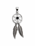 Onyx Dreamcatcher Pendant