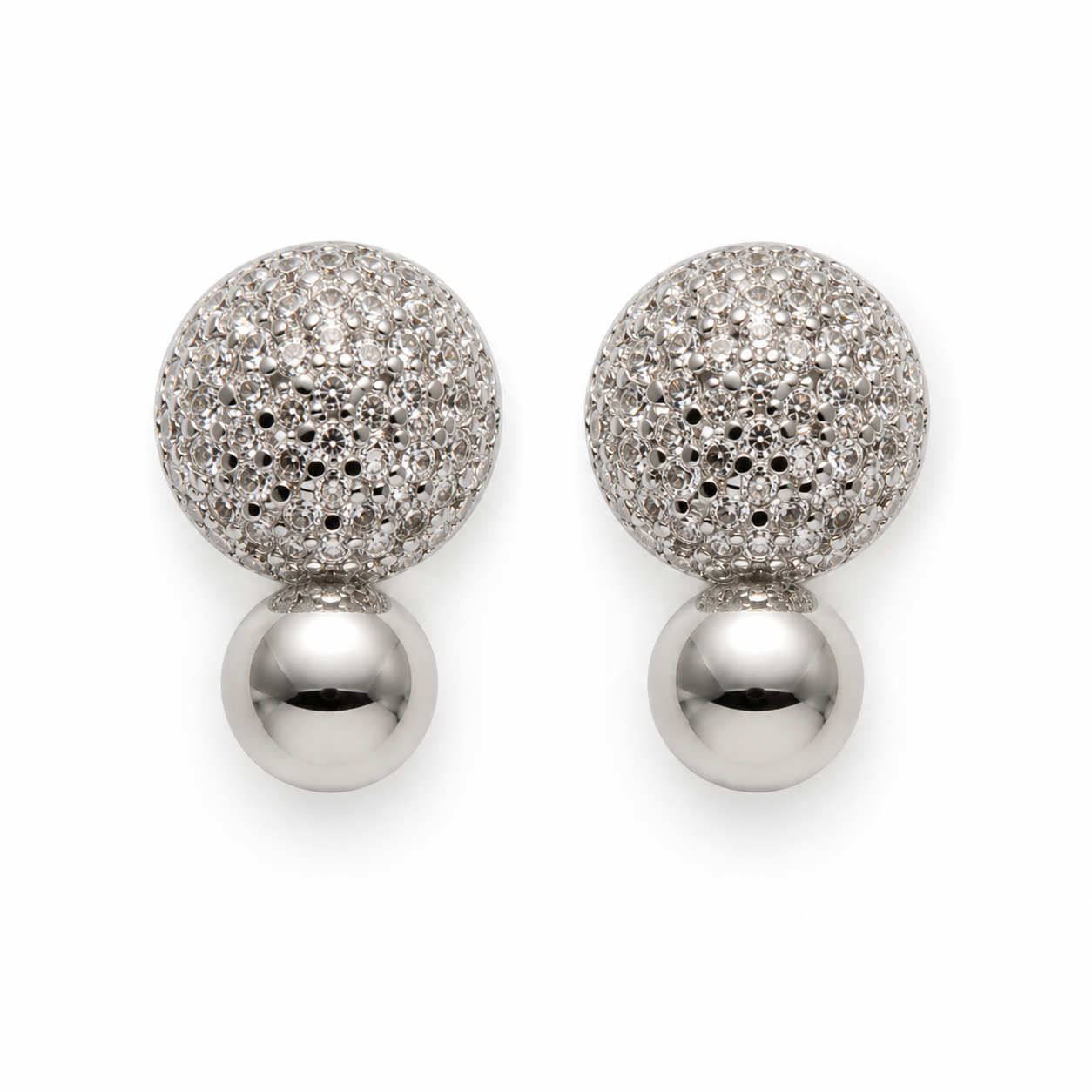 Luna Pavé Drop Earrings