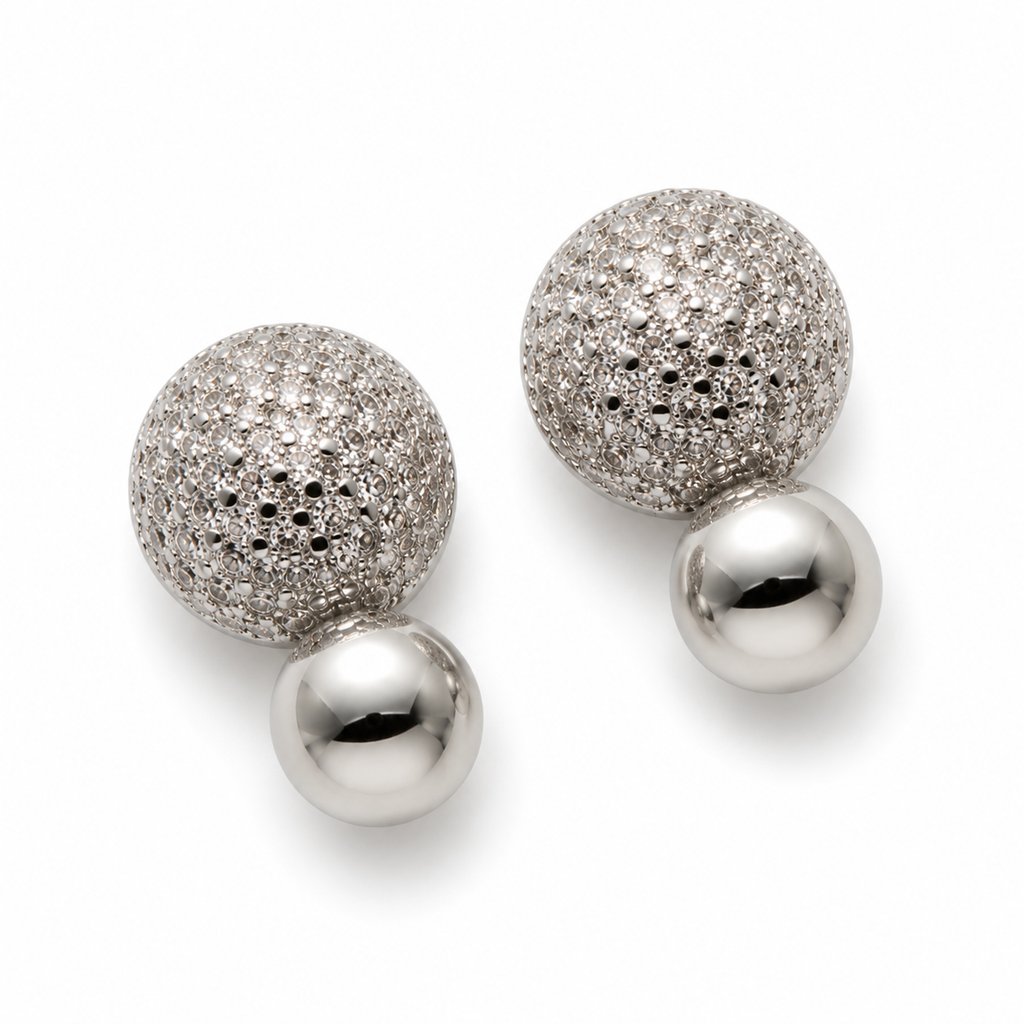 Luna Pavé Drop Earrings