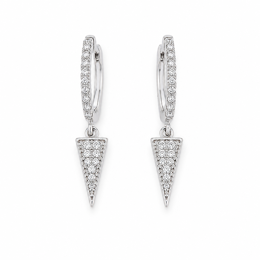 Nova Spike Hoop Earrings