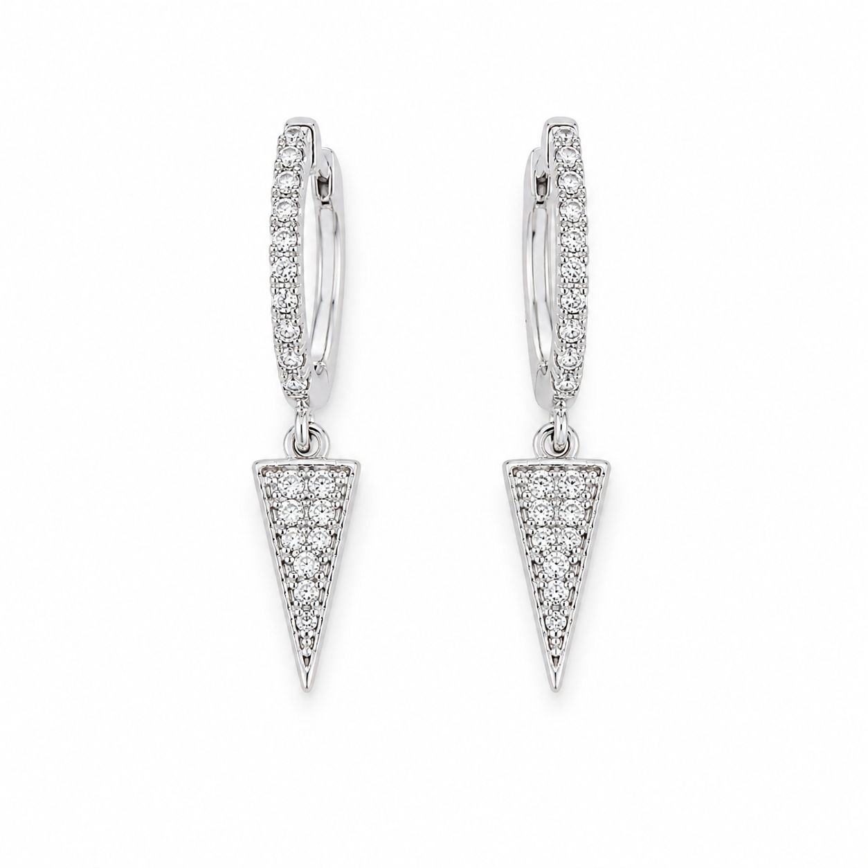 Nova Spike Hoop Earrings