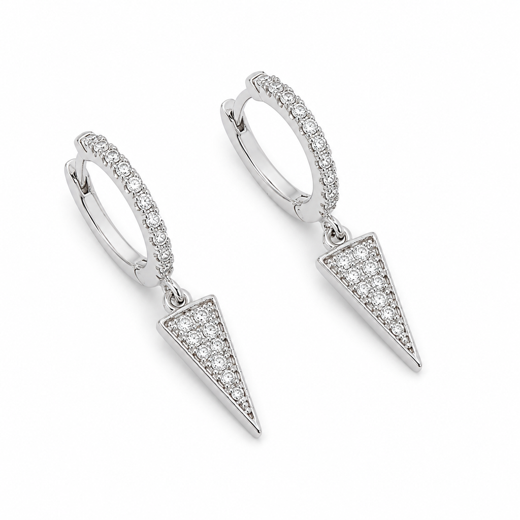 Nova Spike Hoop Earrings