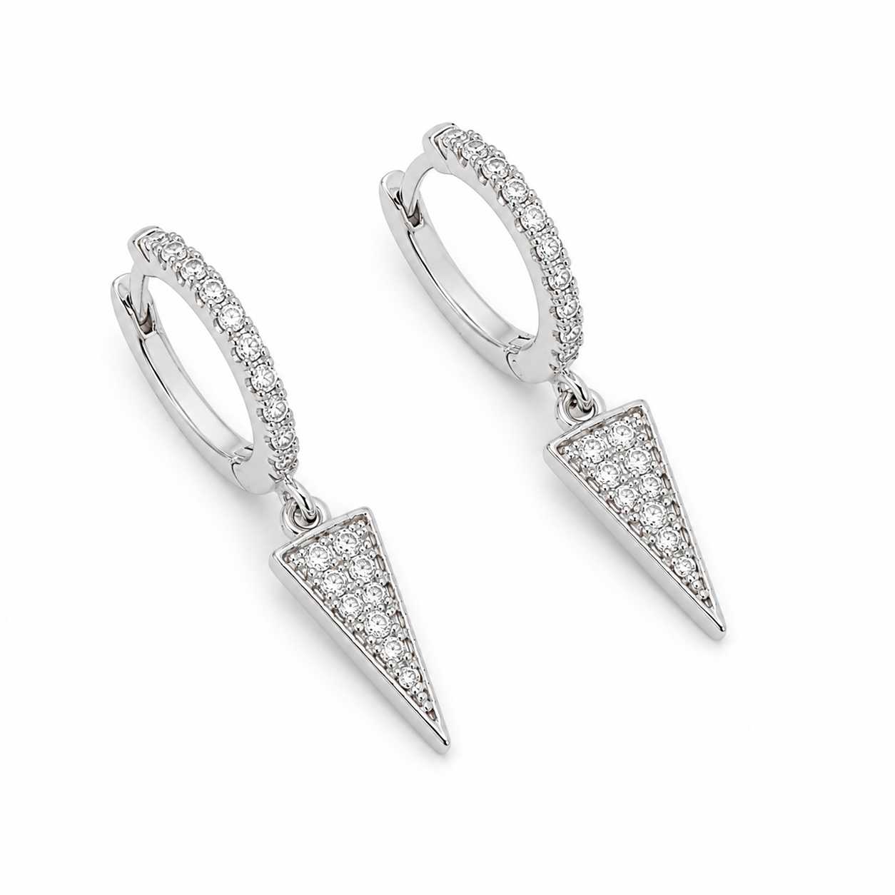 Nova Spike Hoop Earrings