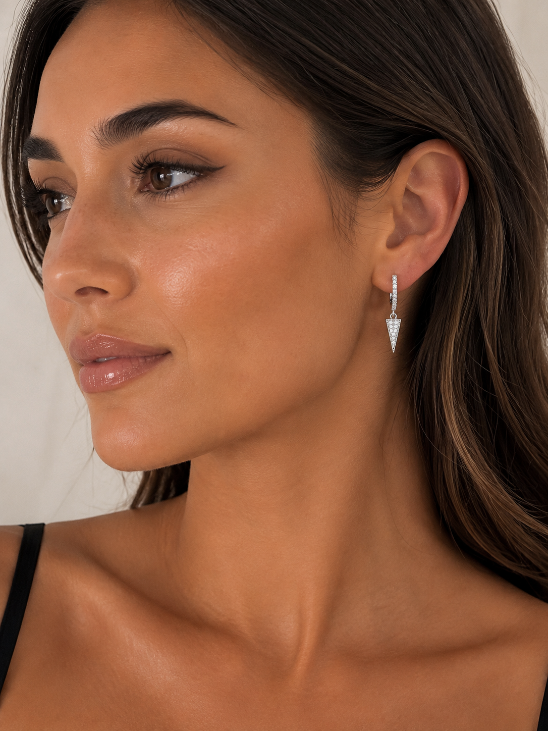 Nova Spike Hoop Earrings