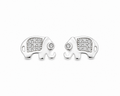 Lucky Elephant Stud Earrings