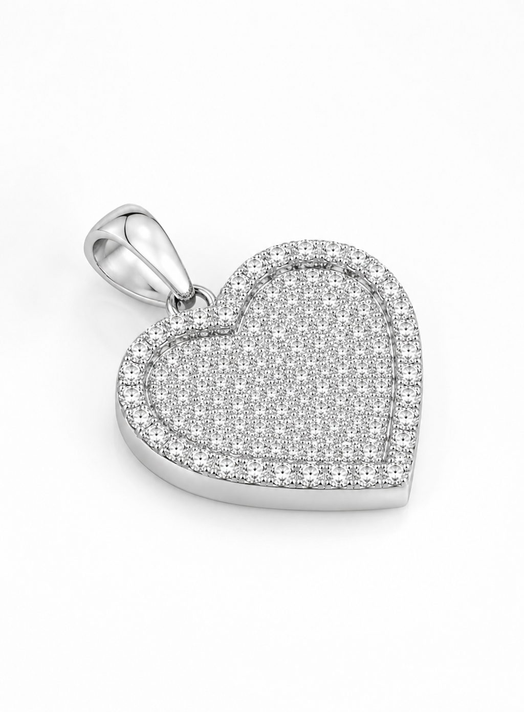 Pavé Heart Pendant