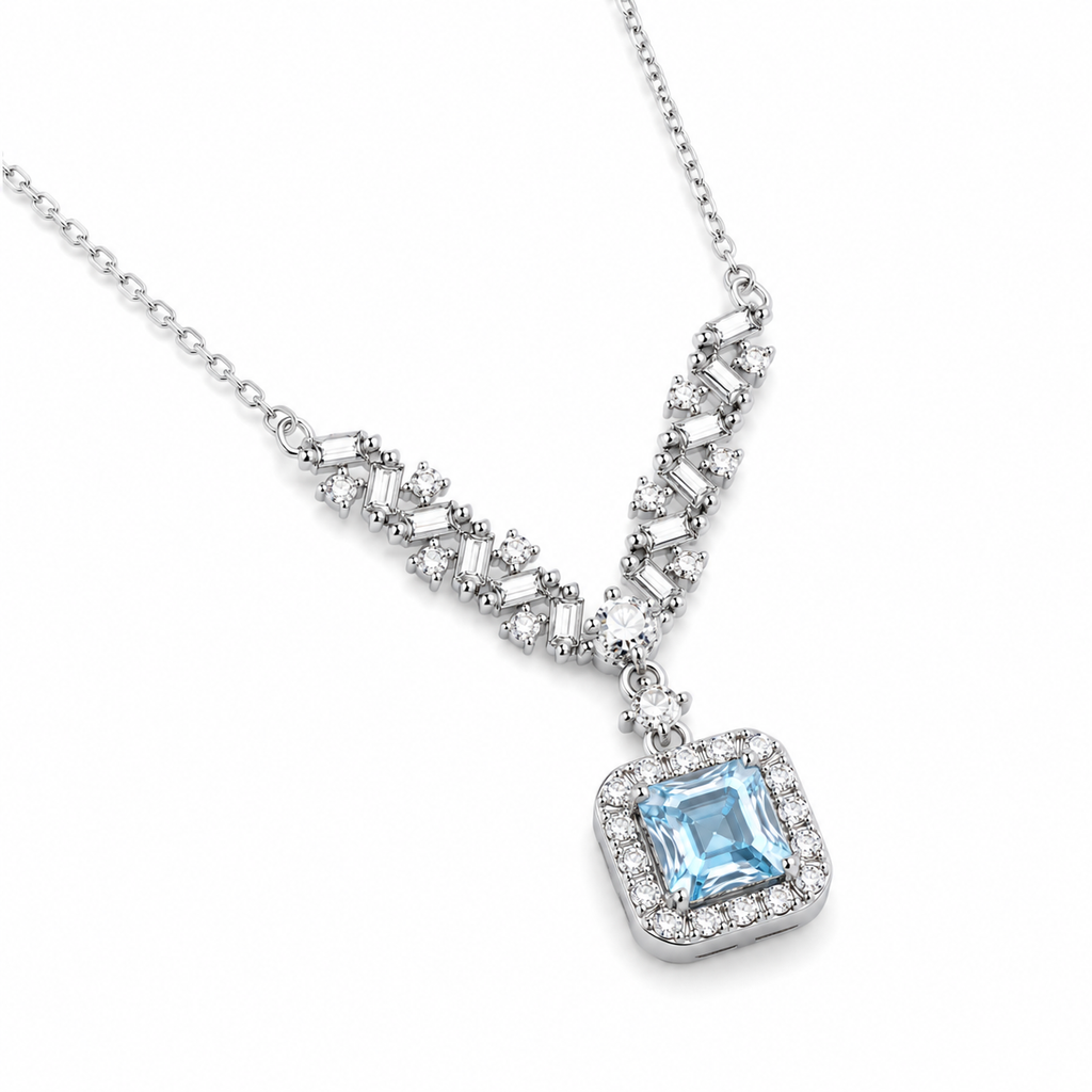 Celestial Arc Moissanite Necklace
