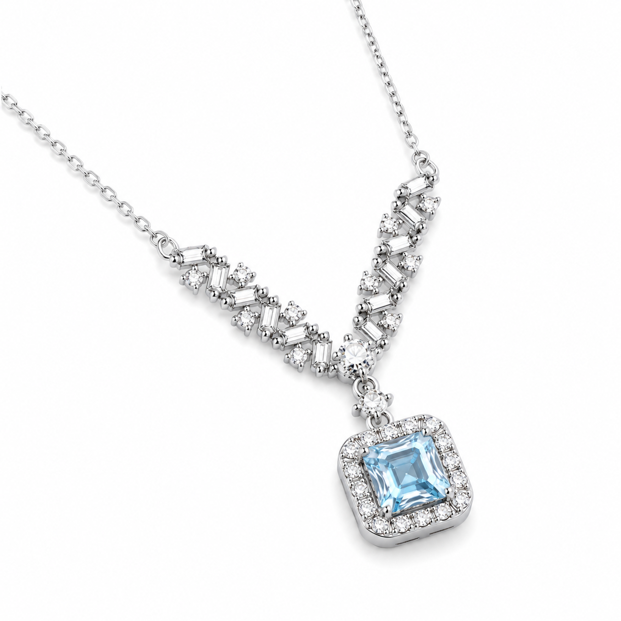 Celestial Arc Moissanite Necklace