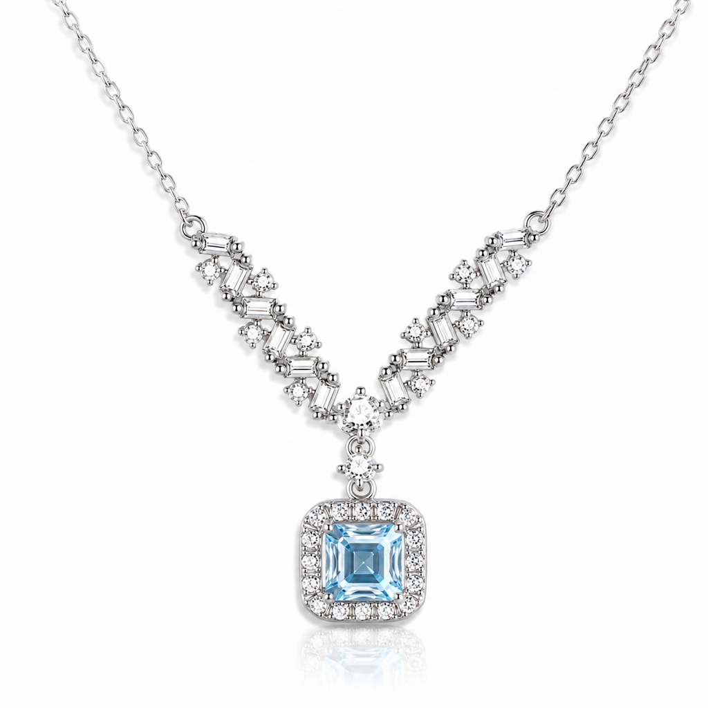 Celestial Arc Moissanite Necklace
