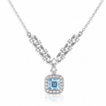 Celestial Arc Moissanite Necklace