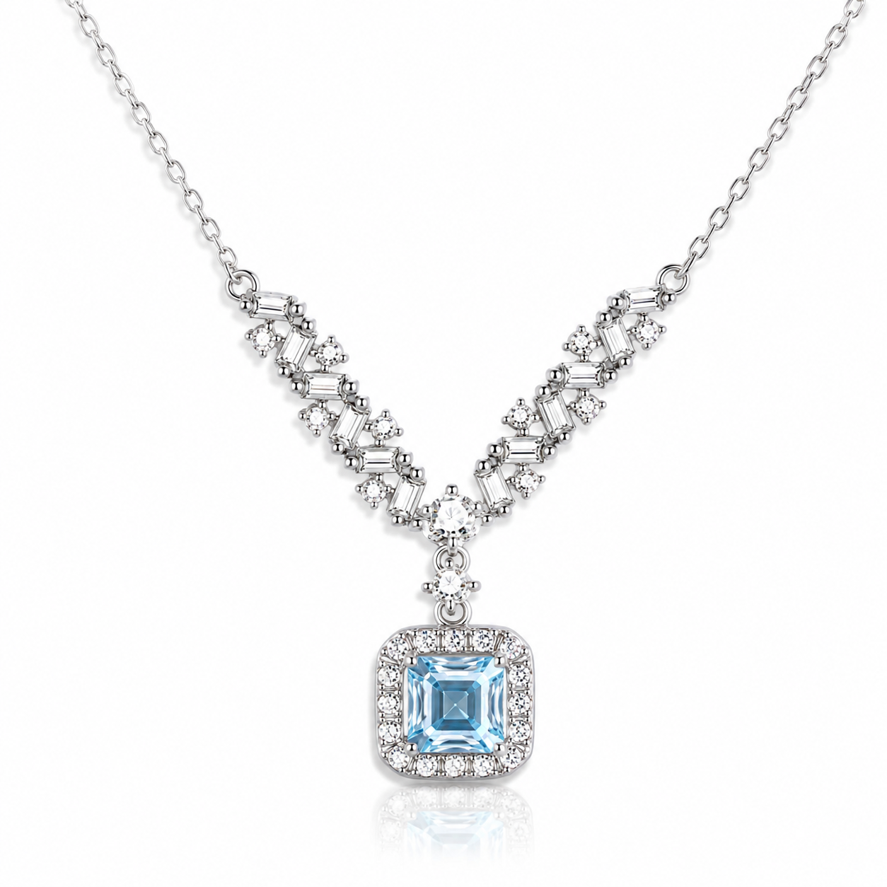 Celestial Arc Moissanite Necklace
