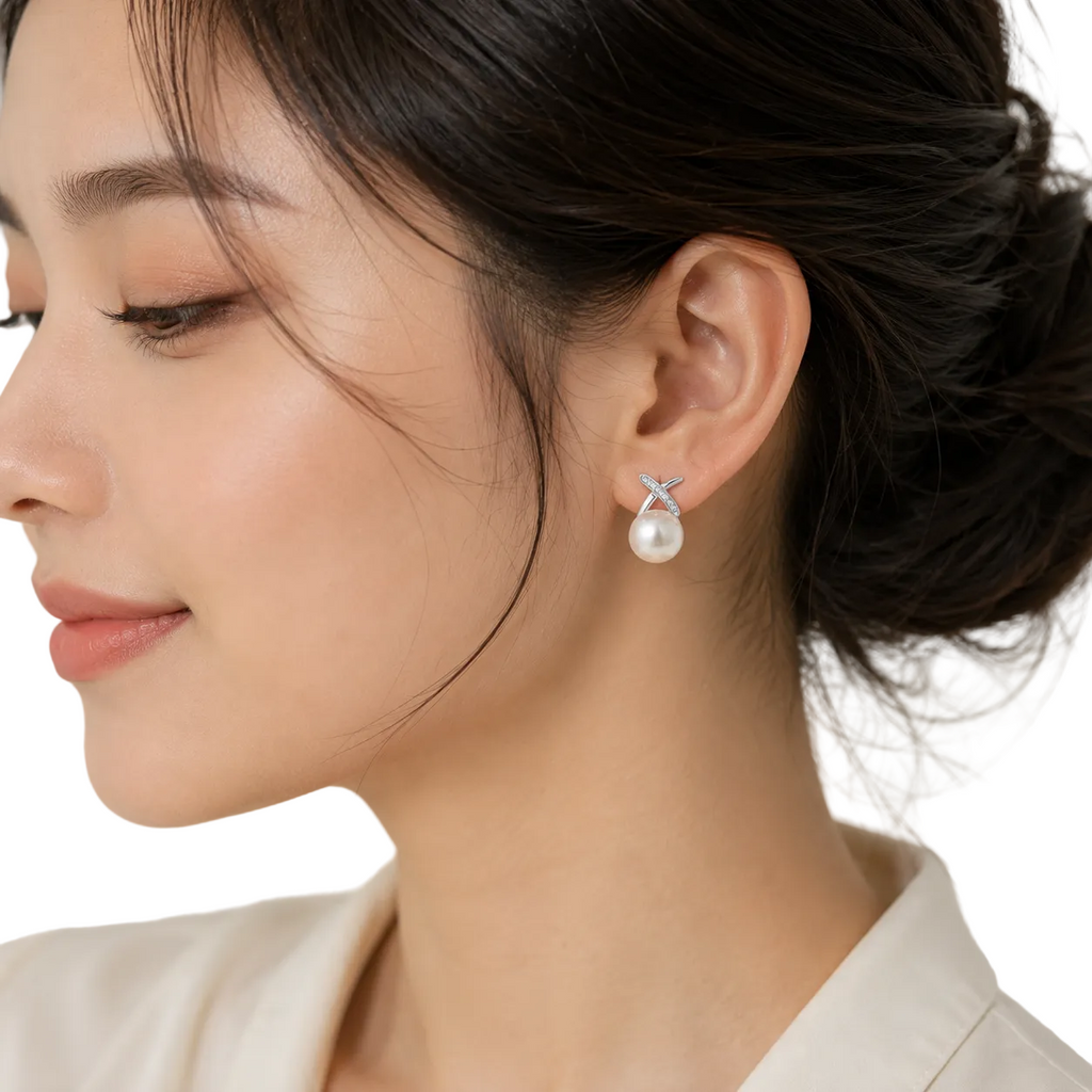 Luminous Pearl Drop Earrings
