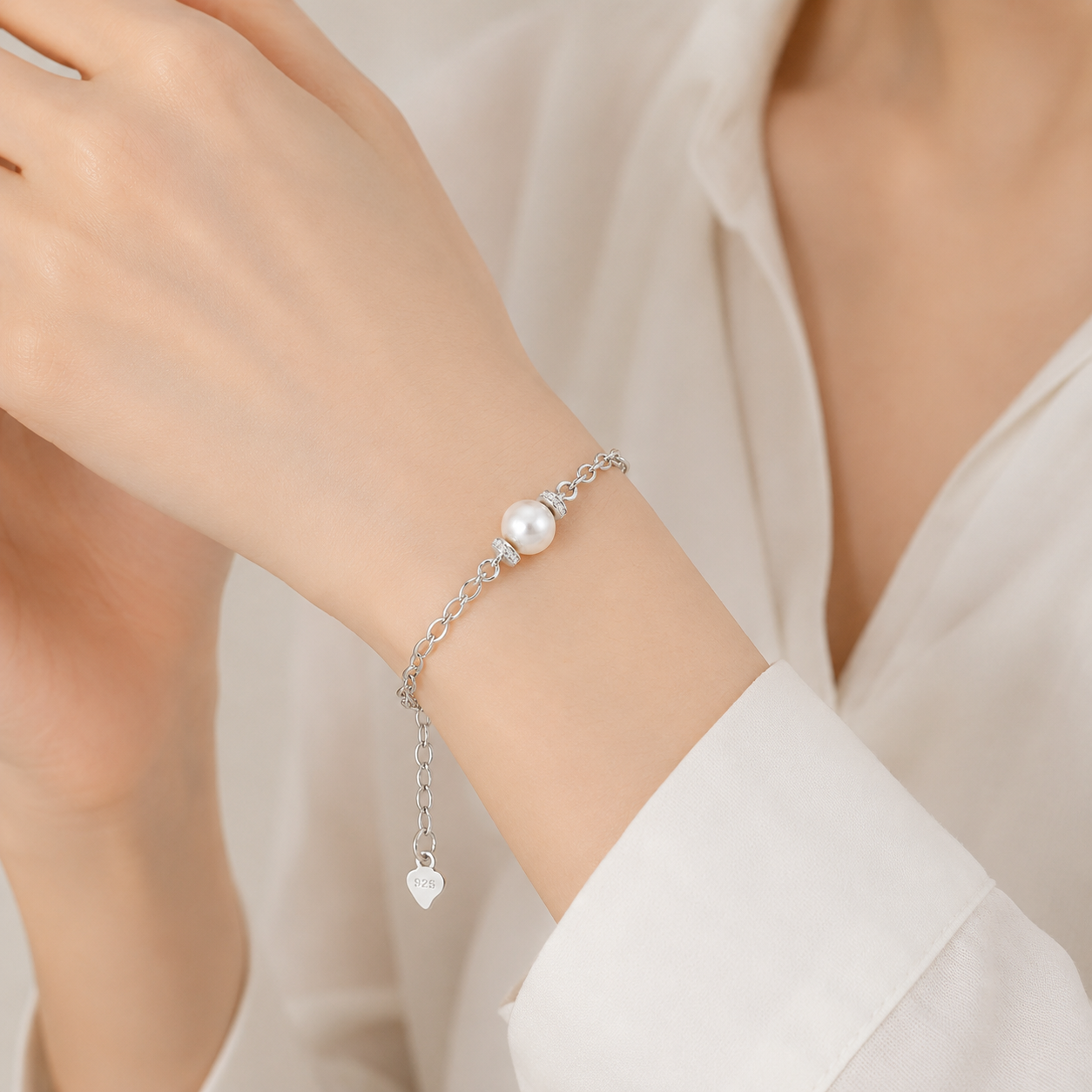 Pearl Chain Bracelet