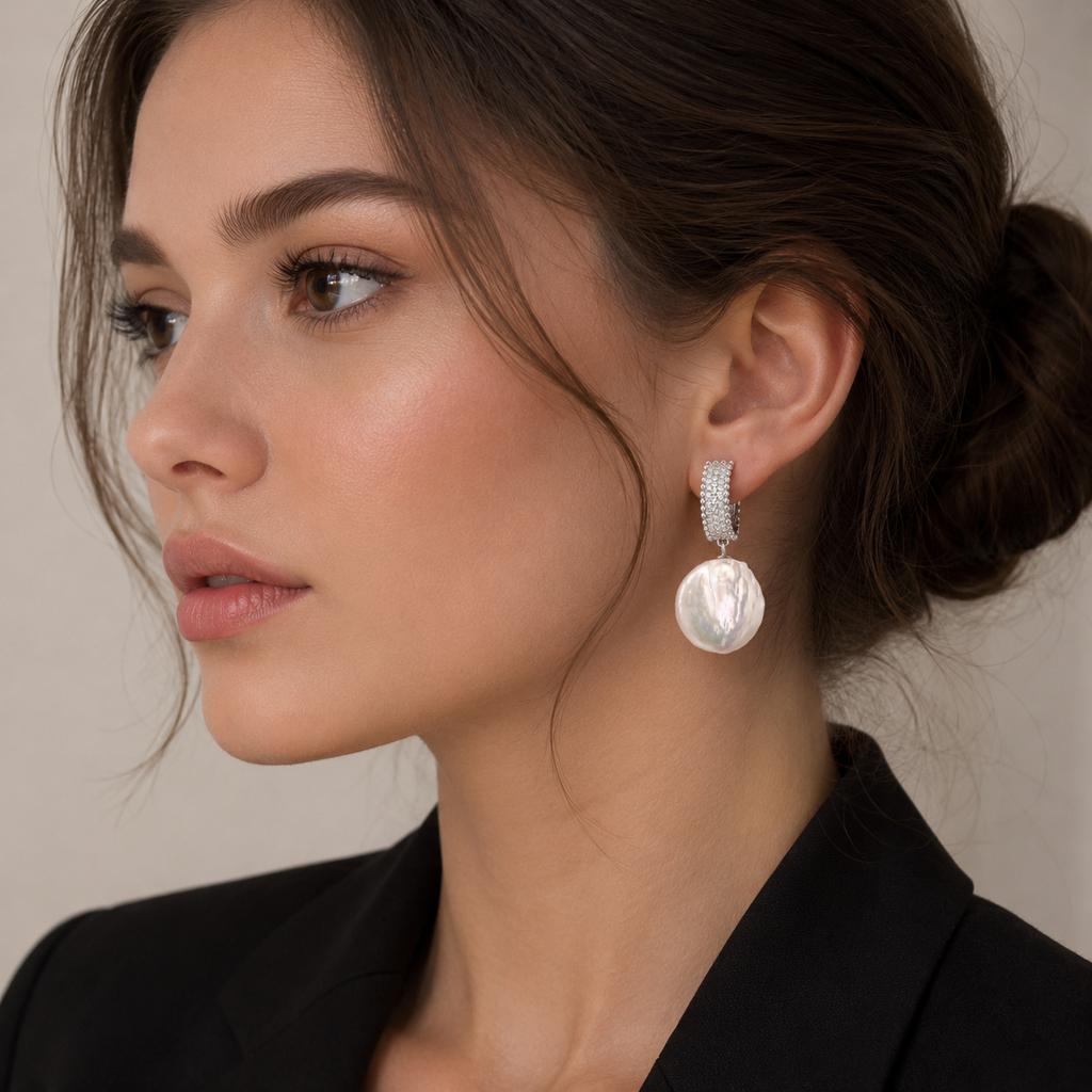 Baroque Pearl Drop Earrings