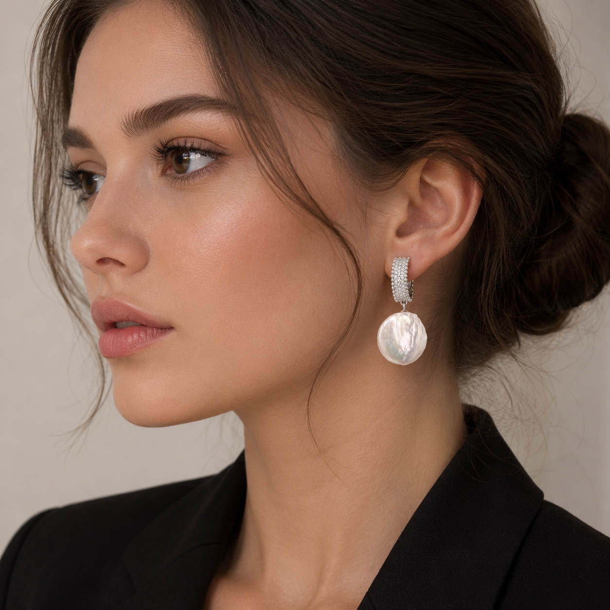 Baroque Pearl Drop Earrings