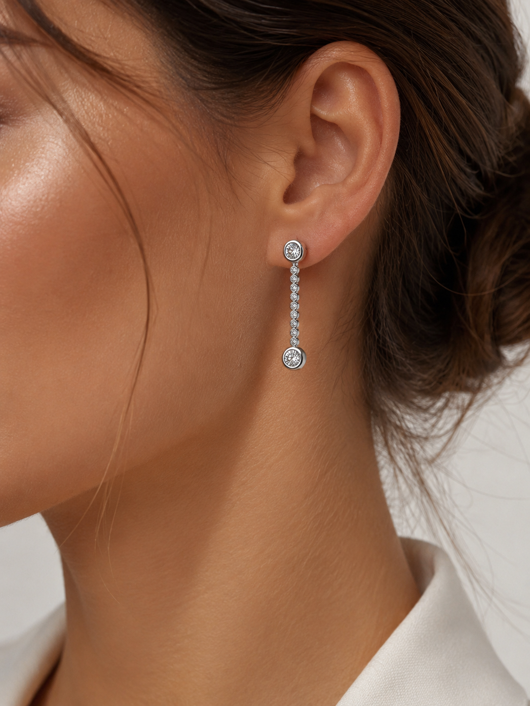 Line Drop Earrings